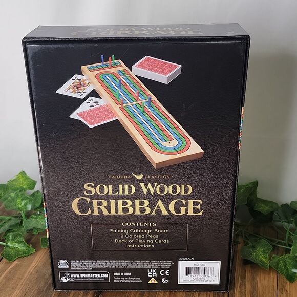 Solid Wood Cribbage Gameboard. New With Tag And Sealed. - Picture 2 of 8